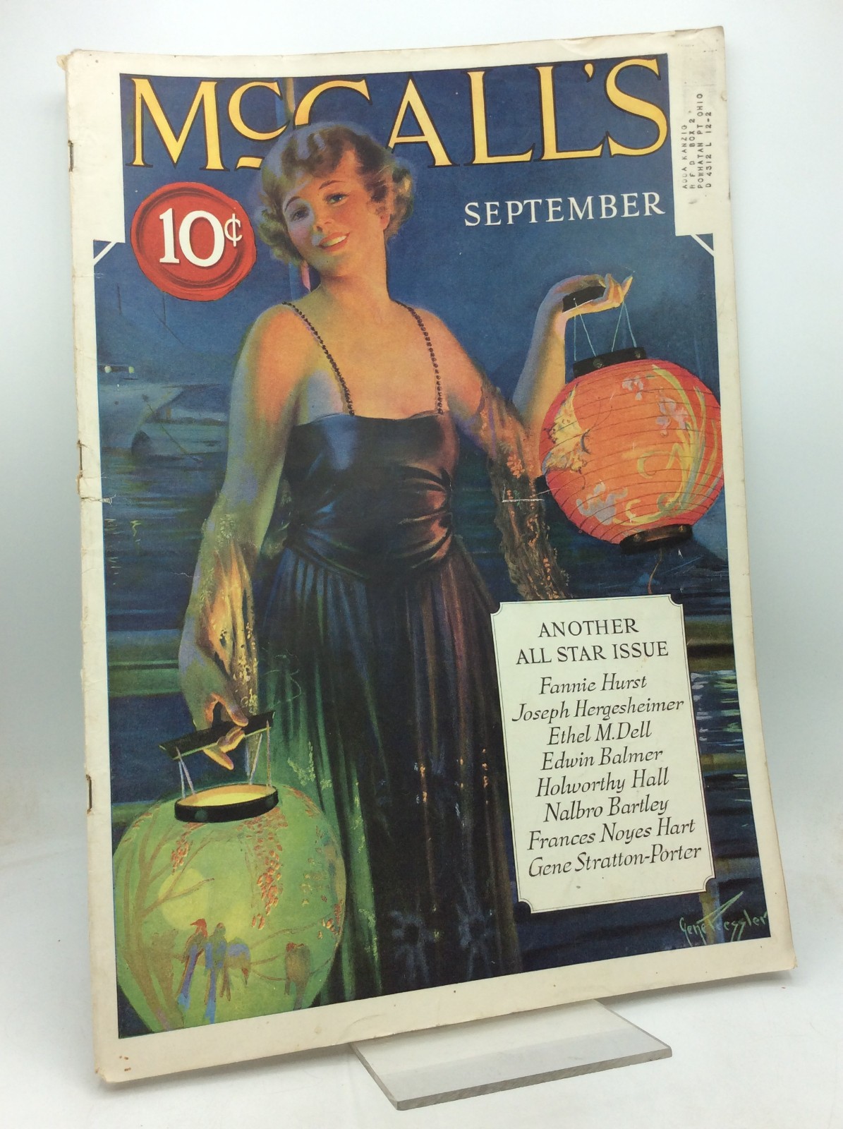 MCCALL’S Magazine: Sep 1922 – 1st ed – Gene Stratton-Porter – Fannie Hurst