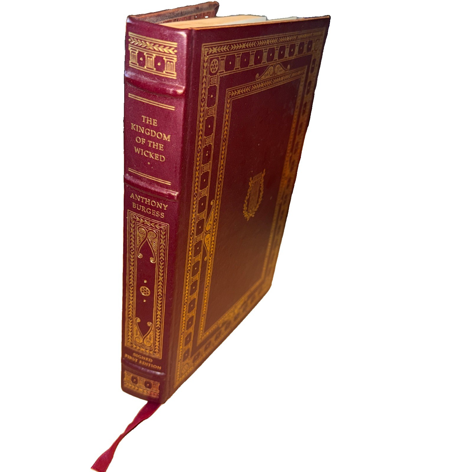 The Kingdom of the Wicked, Anthony Burgess, Franklin Library 1995, SIGNED 1st