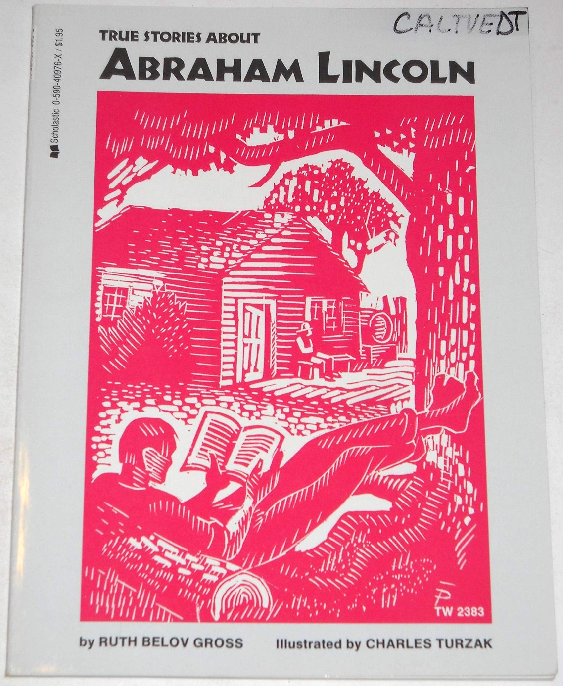 Trues Stories About Abraham Lincoln Vintage Scholastic Children’s pb book