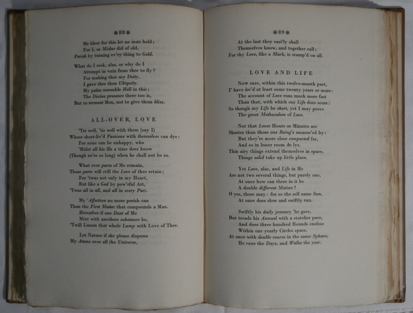 The Mistress Abraham Cowley 1926 Nonesuch Press limited edition