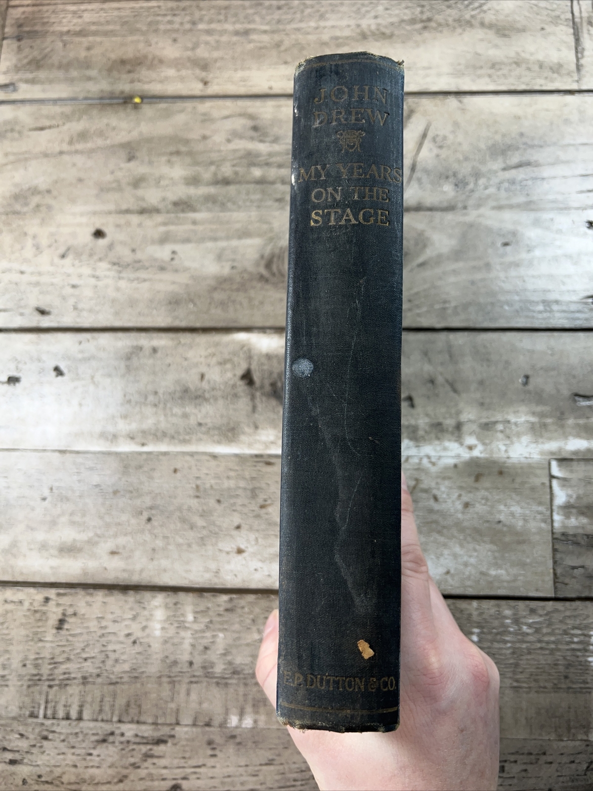 1922 Antique Memoir „My Years on the Stage – John Drew“ Illustrated