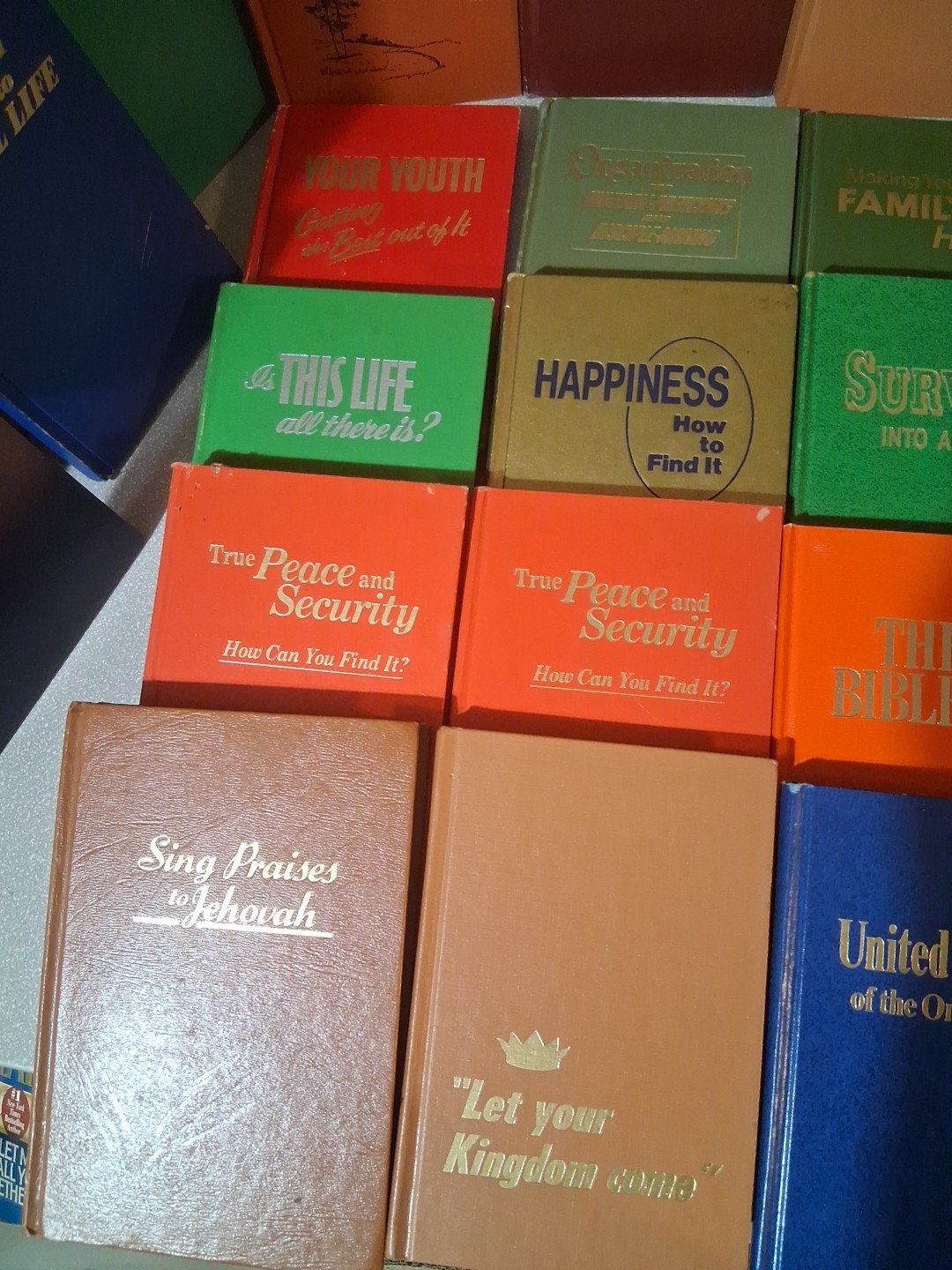 Jehovah’s Witnesses Book Lot 1960’s-1990’s Lot of 28 Small Hardcover Books