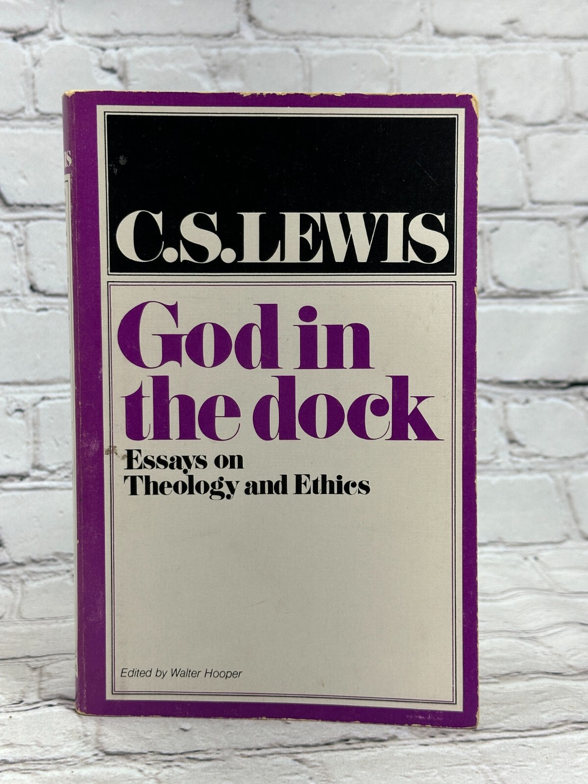 God in the Dock Essays on Theology & Ethics by C.S. Lewis [1977 · 5th Print]