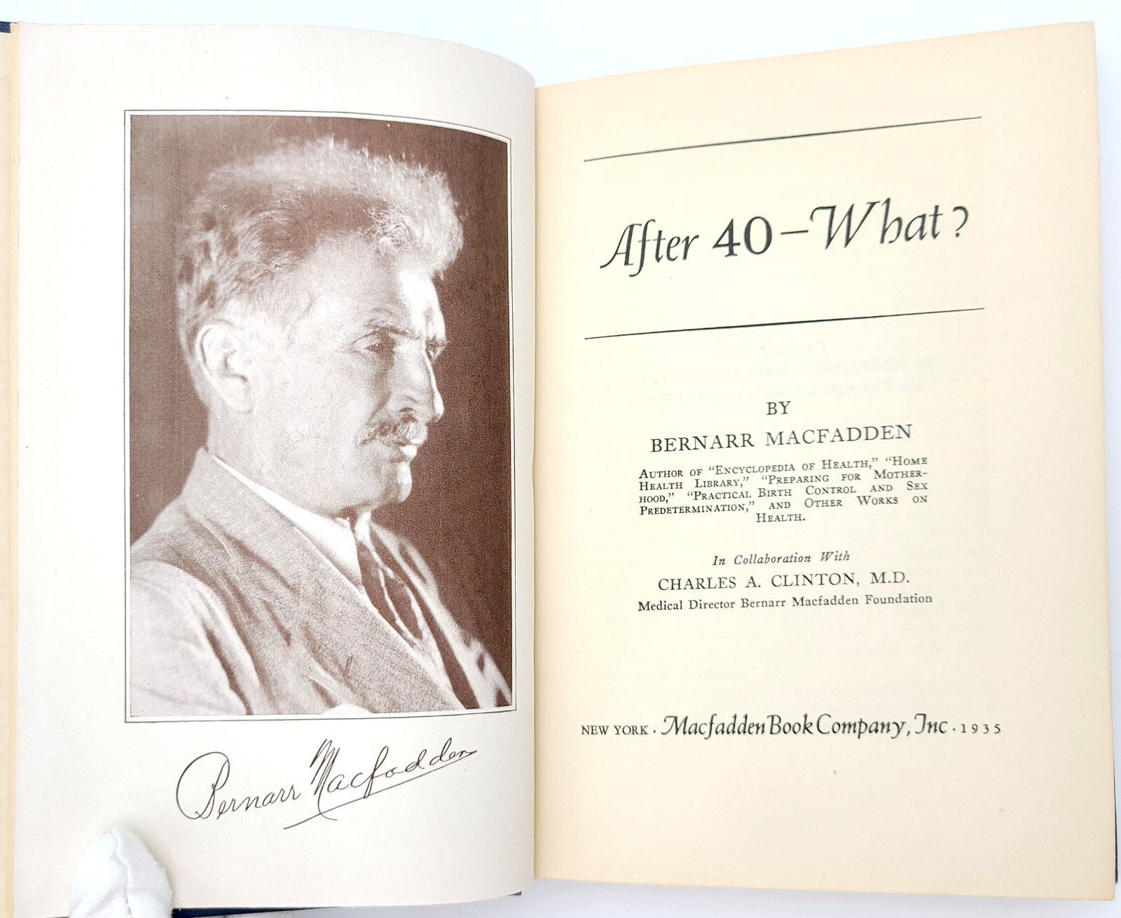 After 40-What? 1935 Bernarr Macfadden ~ a rare copy