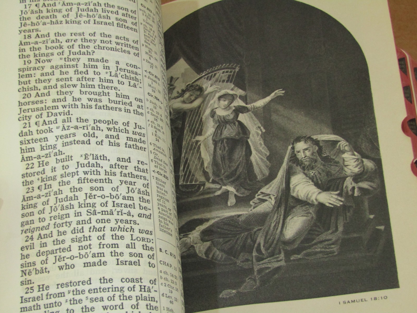 Holy Bible Concordance Reference Edition Red Letter Sears Roebuck 1944