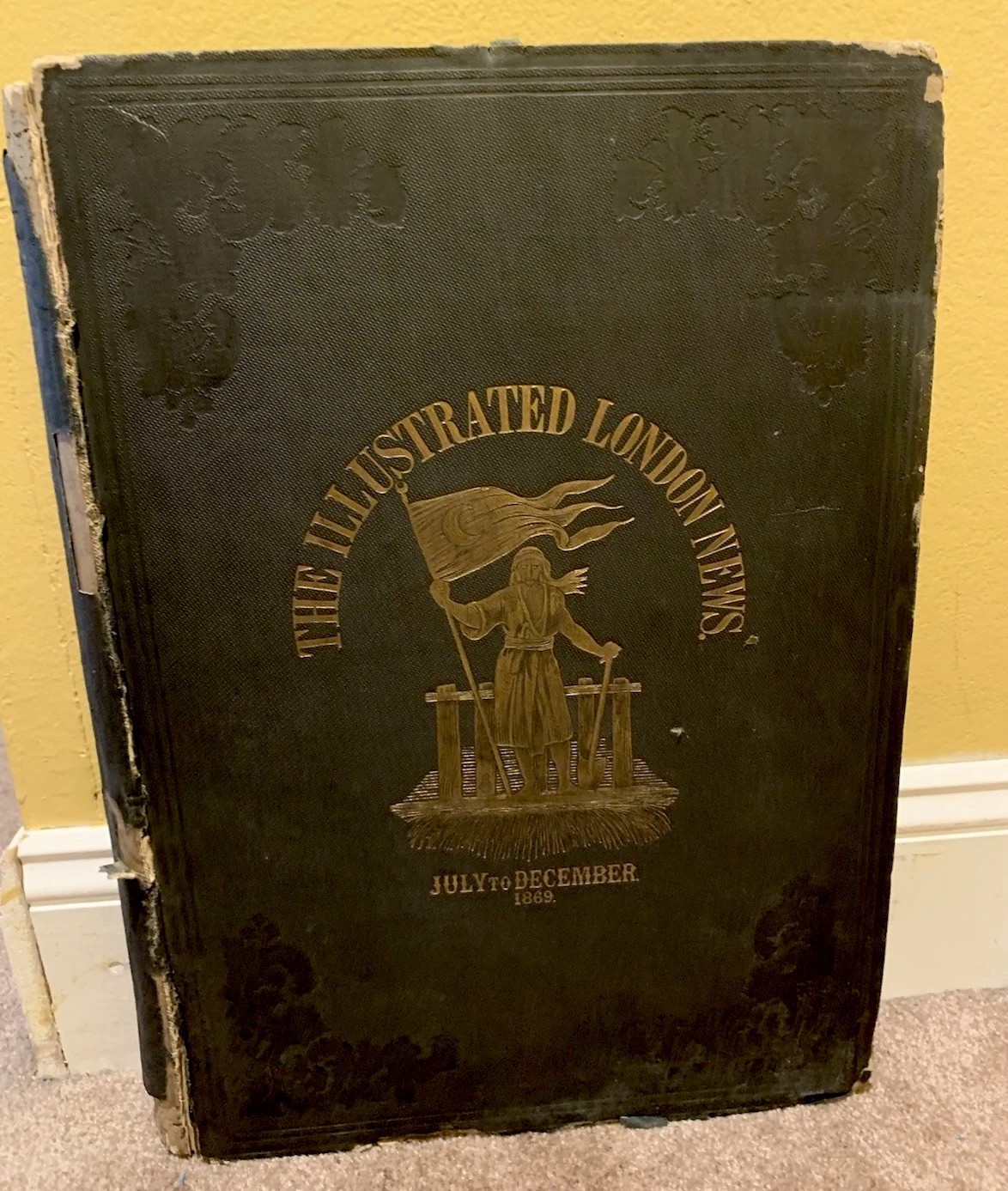 1869 ILLUSTRATED LONDON NEWS BOUND VOLUME JUL -DEC 1869 ISSUES POST CIVIL WAR