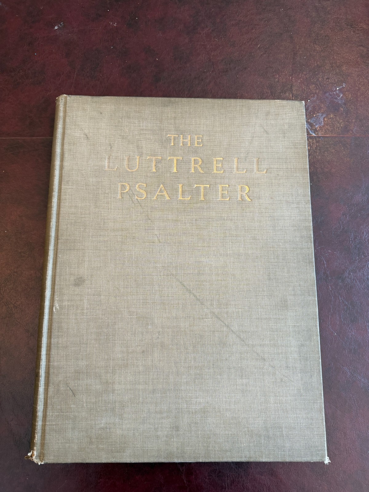 THE LUTTRELL PSALTER – British Museum Trustees 1932 – Large Folio – 185 Plates