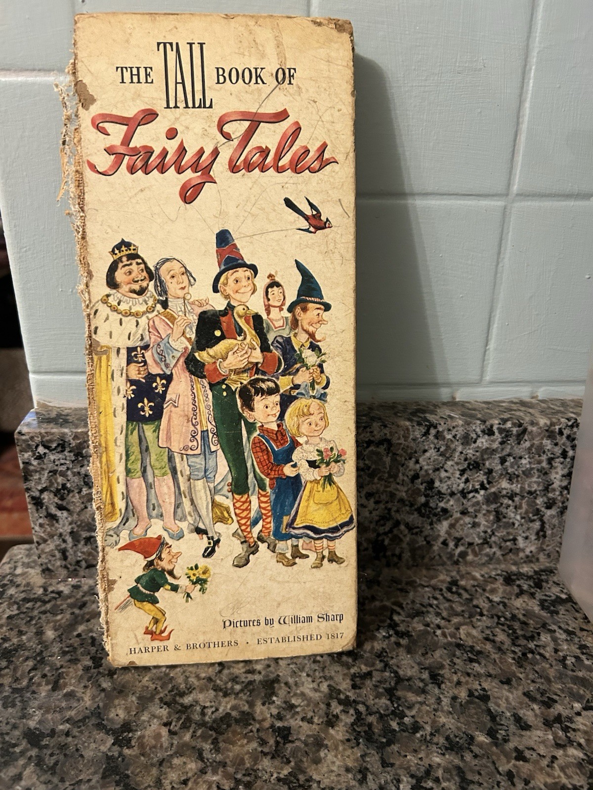 THE TALL BOOK OF FAIRY TALES by Eleanor Graham Vance 1947 Hardcover Book