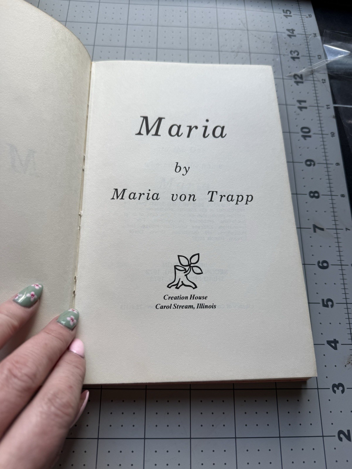 Maria By Maria Von Trapp First Edition Third Printing 1972 Hard Cover