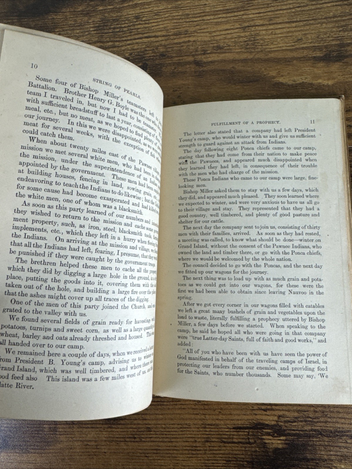 ANTIQUE 1882 MORMON BOOK: ‘A STRING OF PEARLS’ SECOND ED.~FAITH PROMOTING SERIES