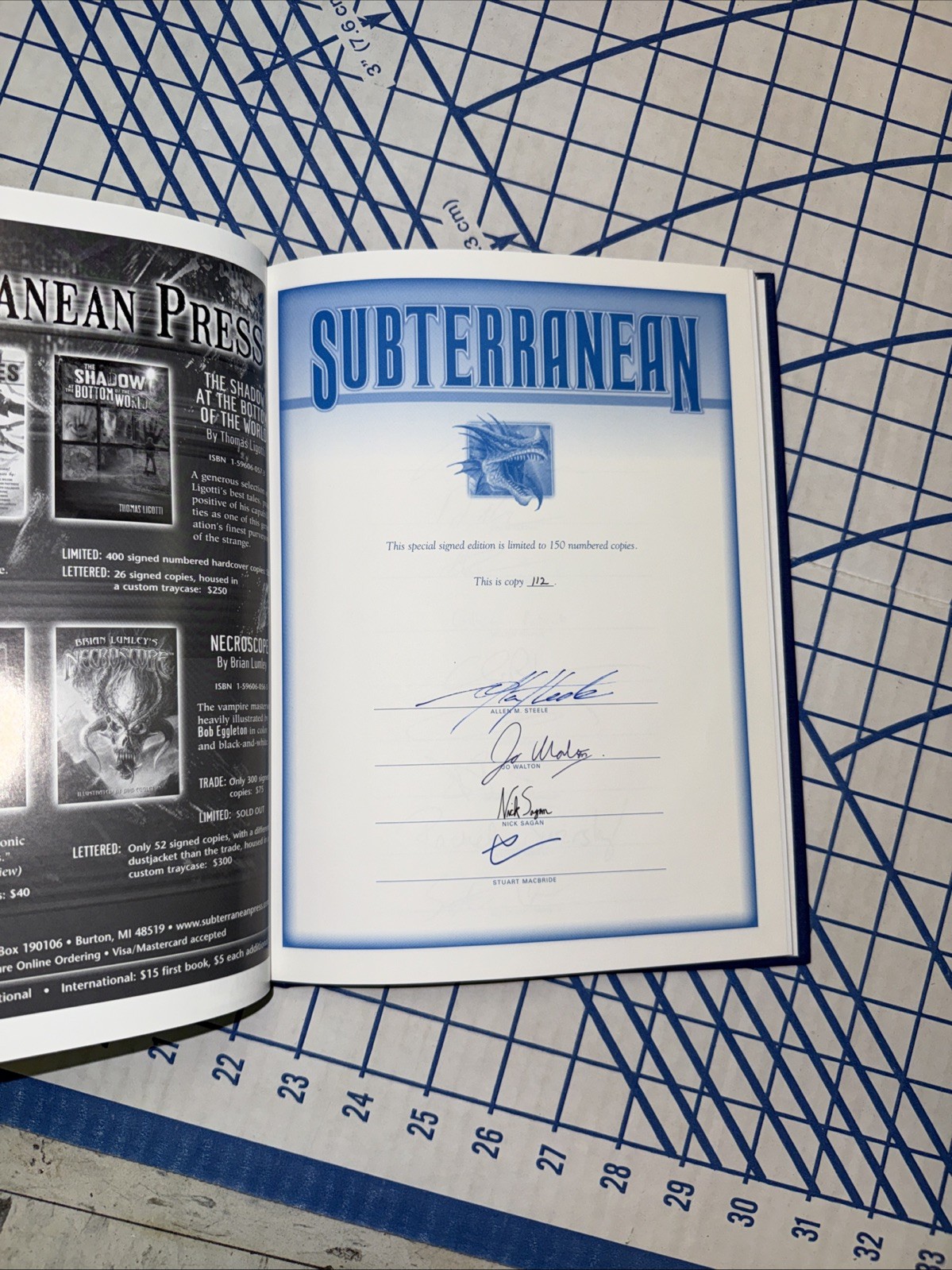 Subterranean Issue #4 | John Scalzi | Subterranean Press | Signed, Limited Editi