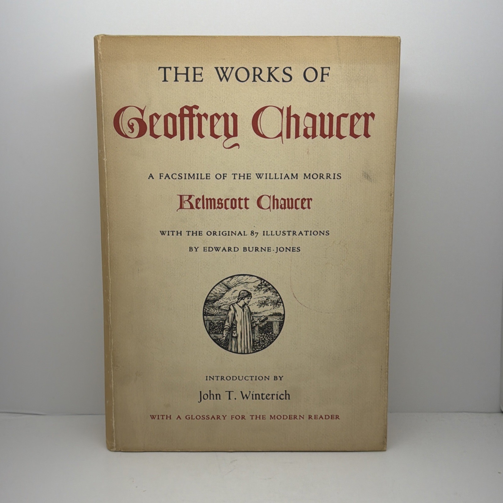 The Works of Geoffrey Chaucer 1958 Facsimile William Morris Kelmscott Chaucer