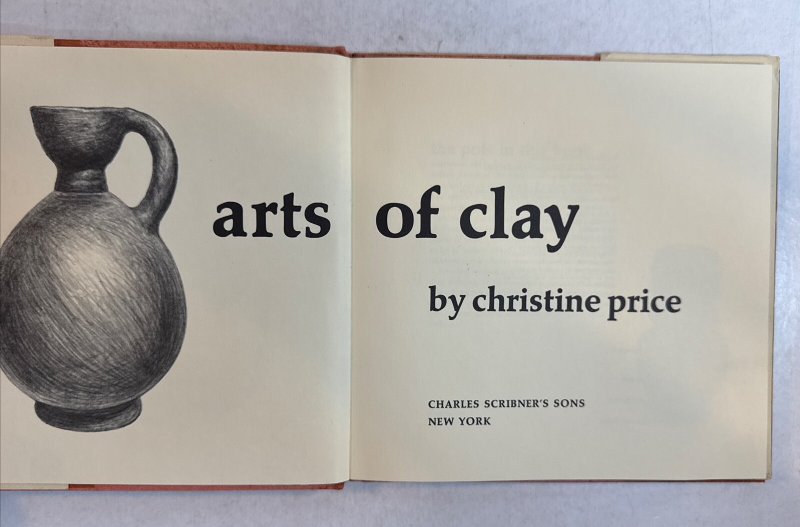 Signed: Arts of Clay Christine Price HC/DJ, B225