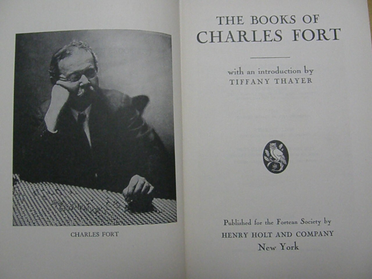 The Books of Charles Fort – OCCULT FISHFALL UNEXPLAINED POLTERGEIST MYSTERY 1ST