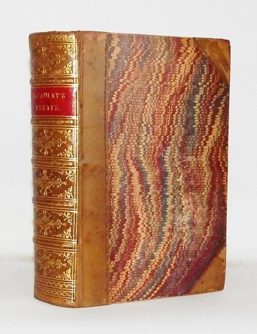 1868 Macaulay CRITICAL & HISTORICAL ESSAYS Contributed to the Edinburgh Review