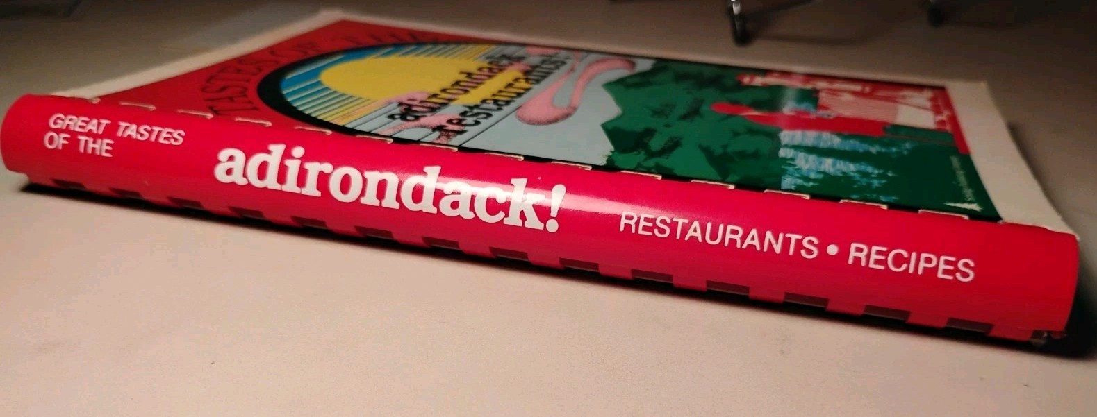 SIGNED 1st Ed TASTES OF THE ADIRONDACK RESTAURANTS Sue Schilidge Cookbook NY