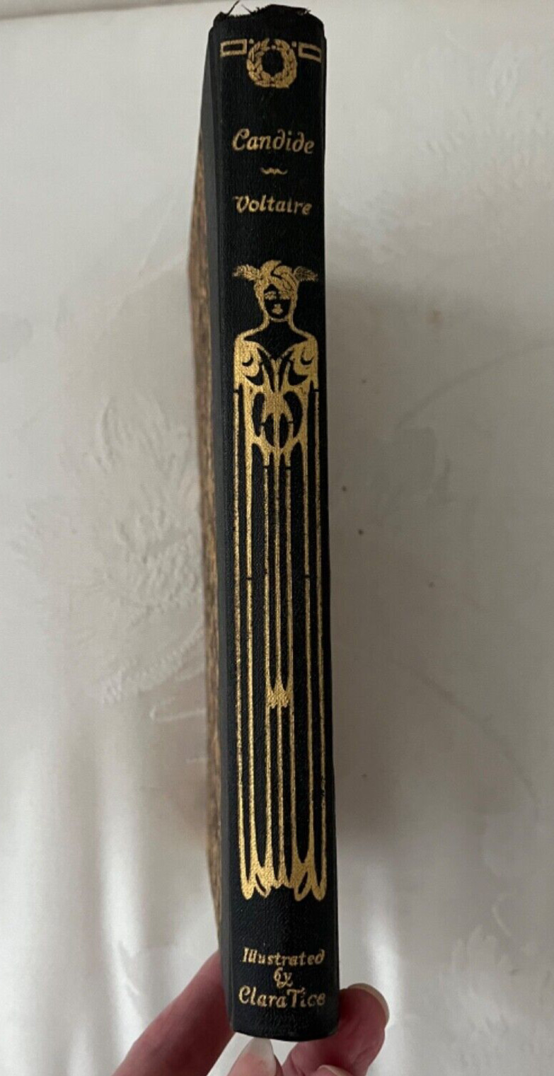 RARE Candide Part 1, 2 Voltaire Etchings by Clara Tice 1927 Limited edition DsVa