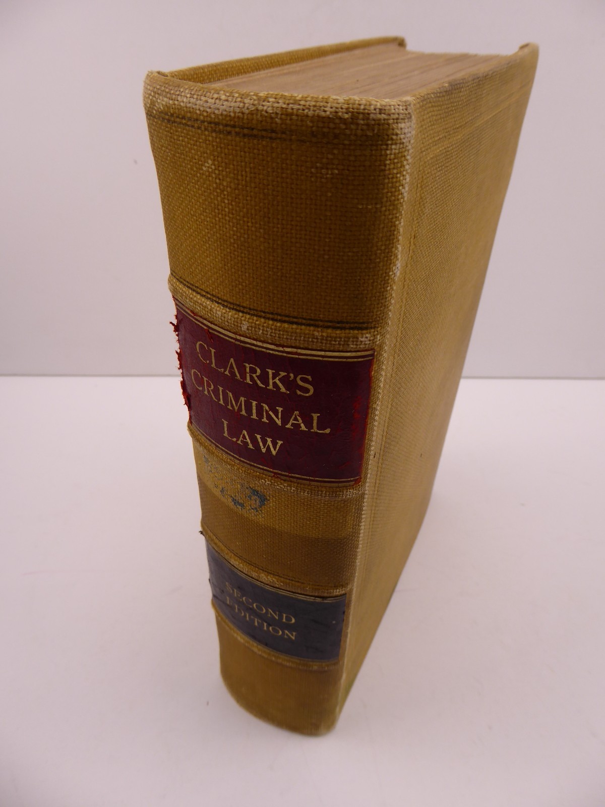 Clark’s Criminal Law Second Edition Hardback Book, William Lawrence Clark 1902