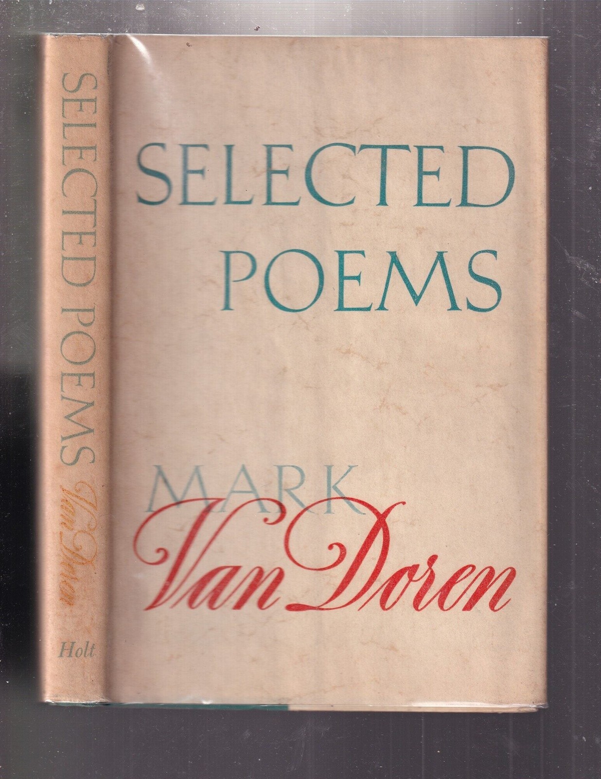 Mark Van Doren / Selected Poems FIRST EDITION SIGNED 1954