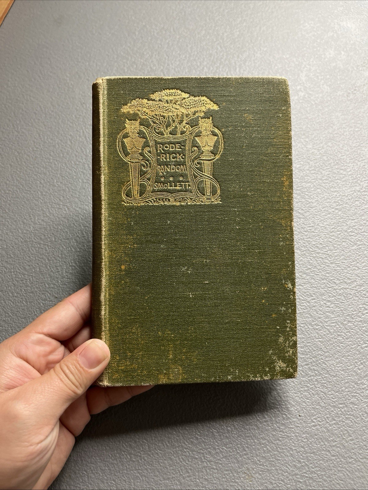 1899 Roderick Random Tobias Smollett Gibbings & Co Antique Hardcover