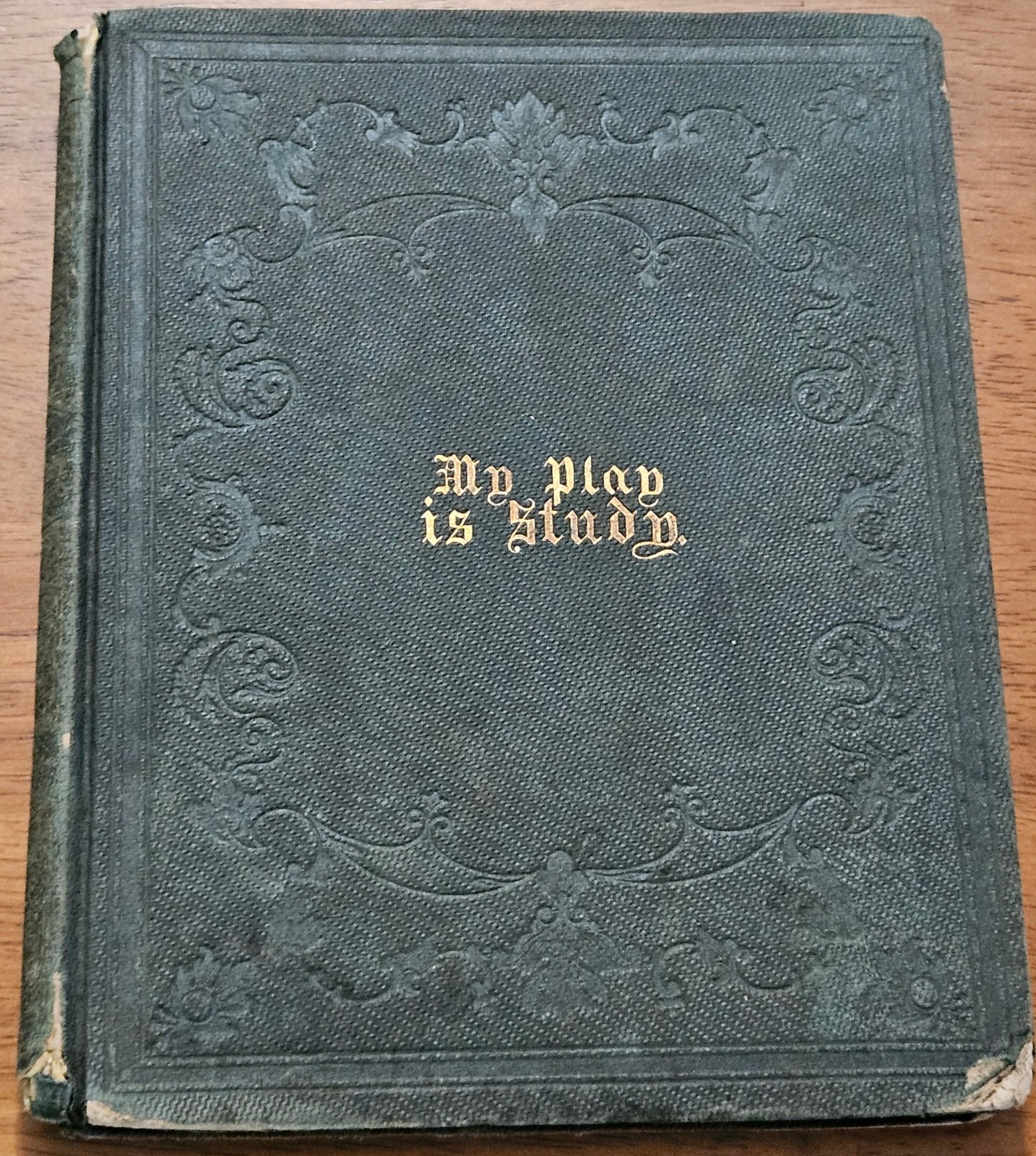 ANTIQUE 1853 My Play Is Study Book For Children German Translation