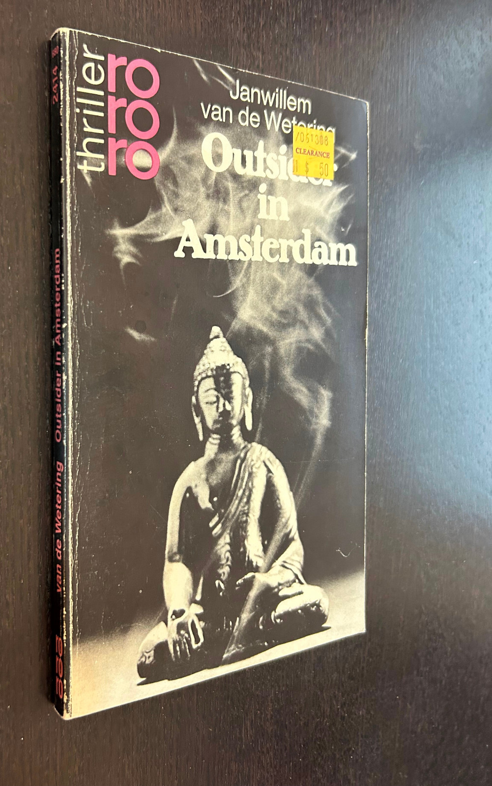 Janwillen Van De WETERING — Outsider in Amsterdam — 1983 German Paperback