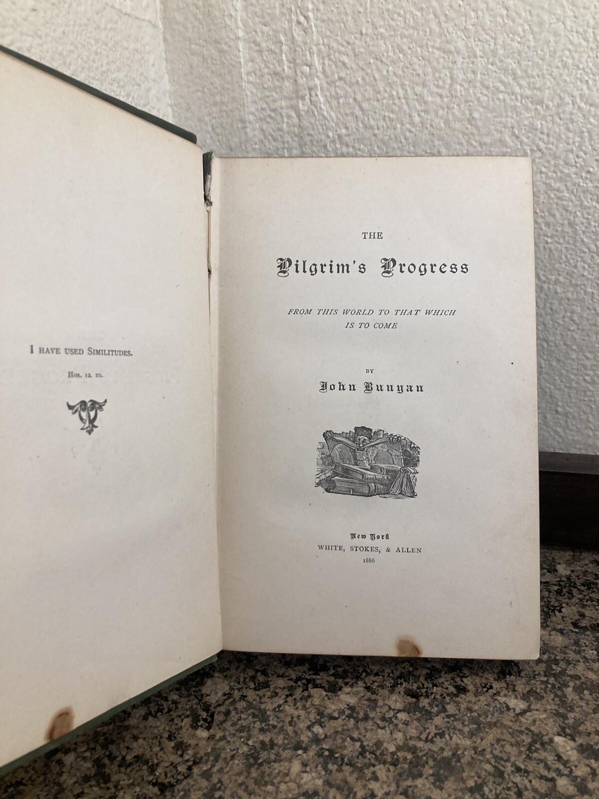 John Bunyan The Pilgrim’s Progress 1886 White stokes Allen
