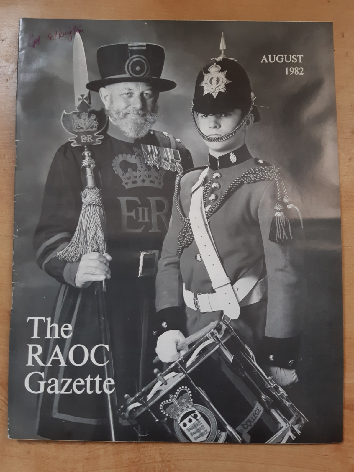 THE RAOC ROYAL ARMY ORDNANCE CORPS GAZETTE AUGUST 1982 / xv