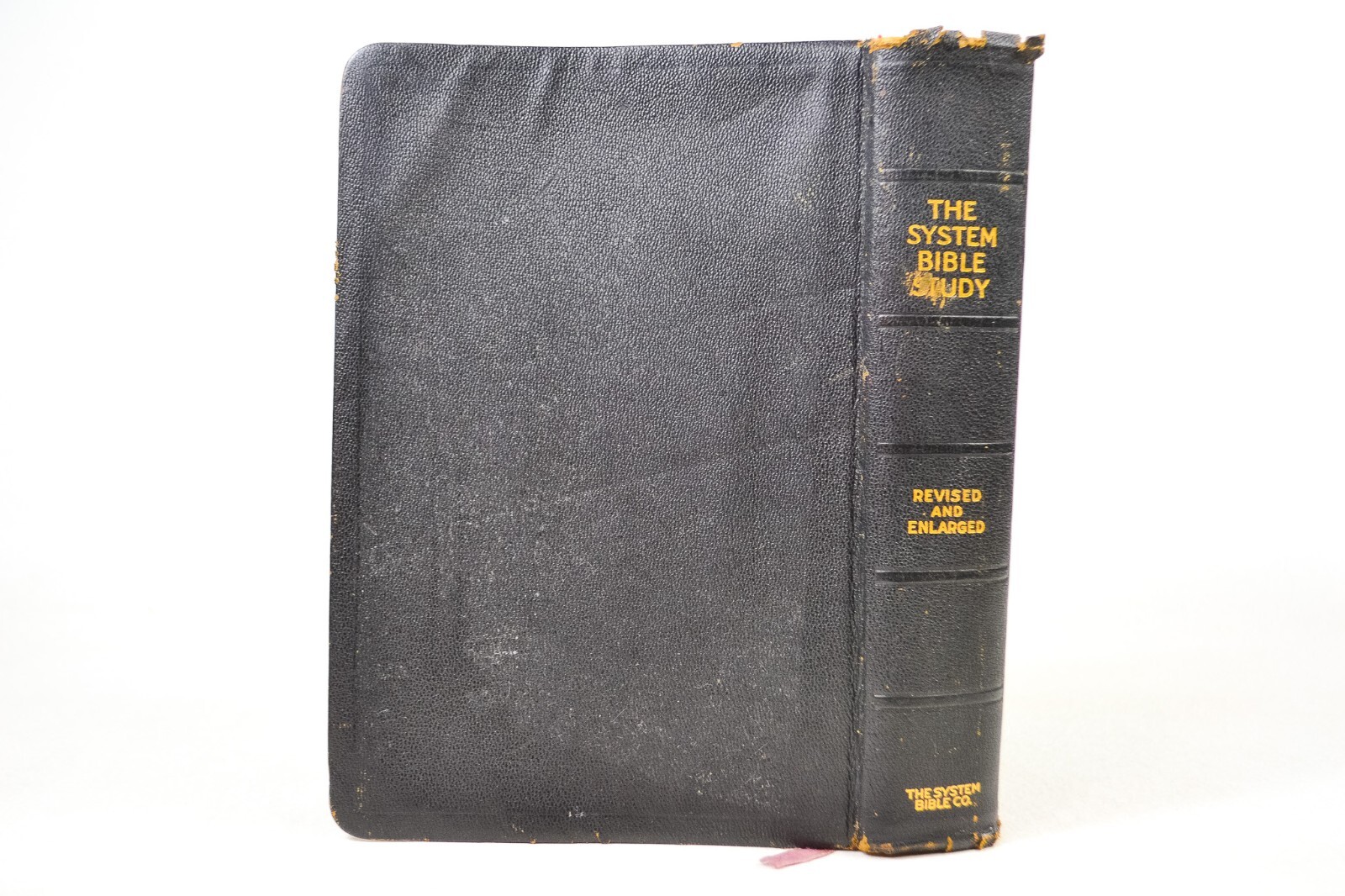1933 System Bible Study Revised and Enlarged Genuine Leather Reference
