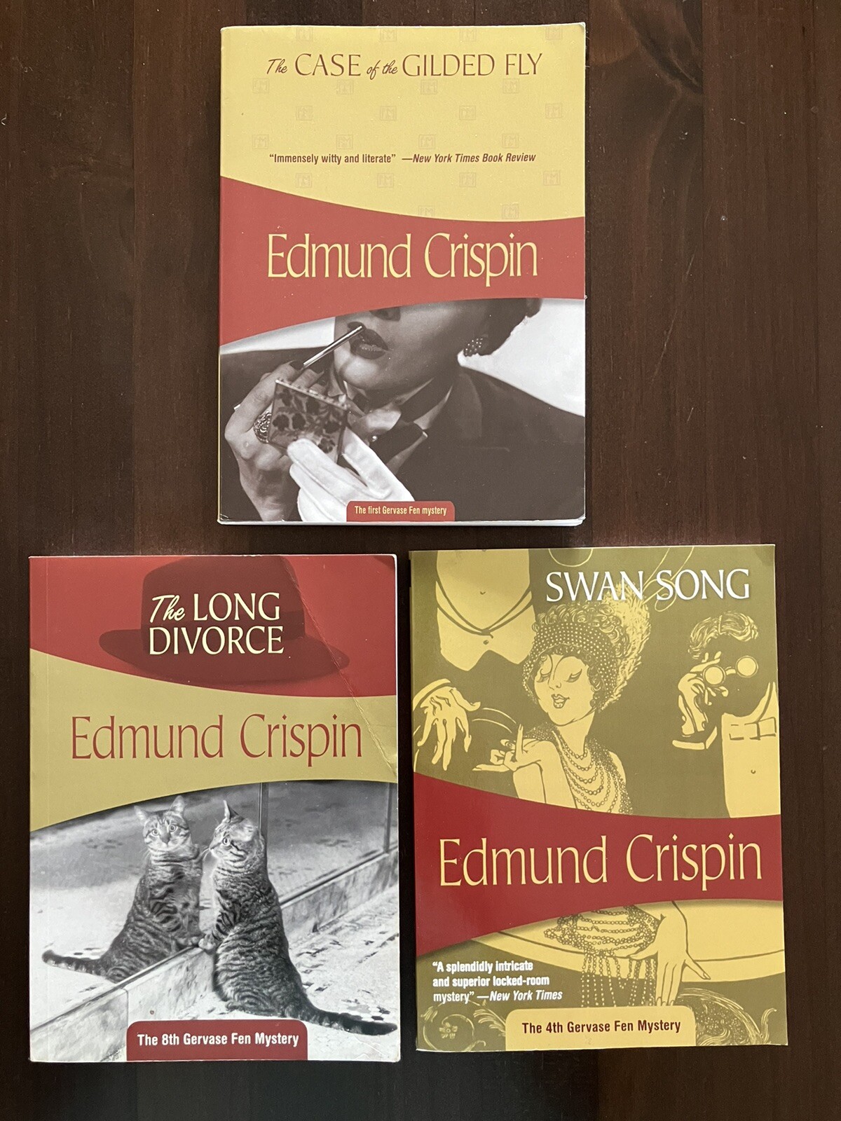 Edmund Crispin/Gervase Fen/Mystery Book Lot 3/Trade Size Paperbacks