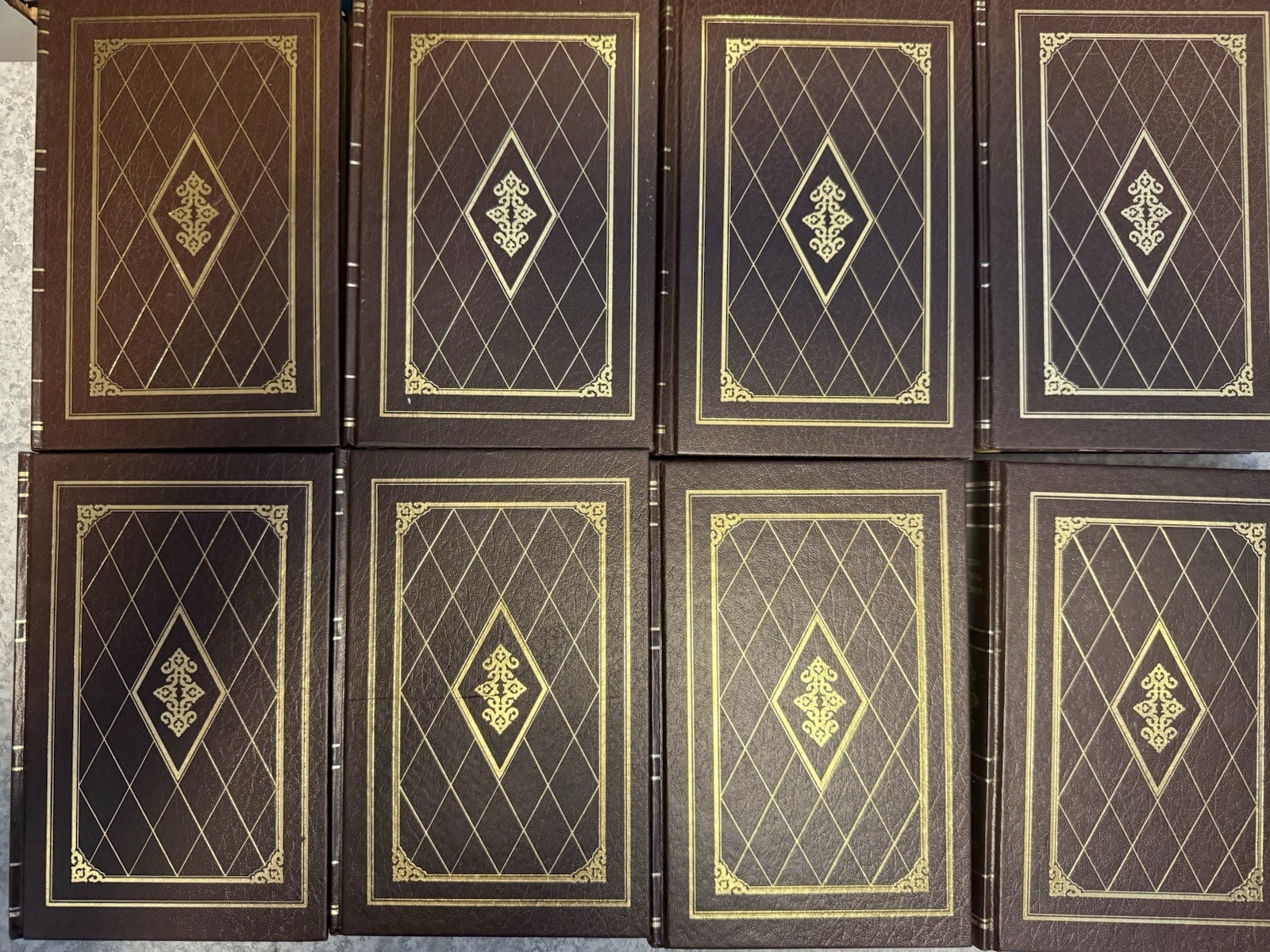 Lot of 21 The Harvard Classics Collector’s Edition Hardcover Books Brown (1980)