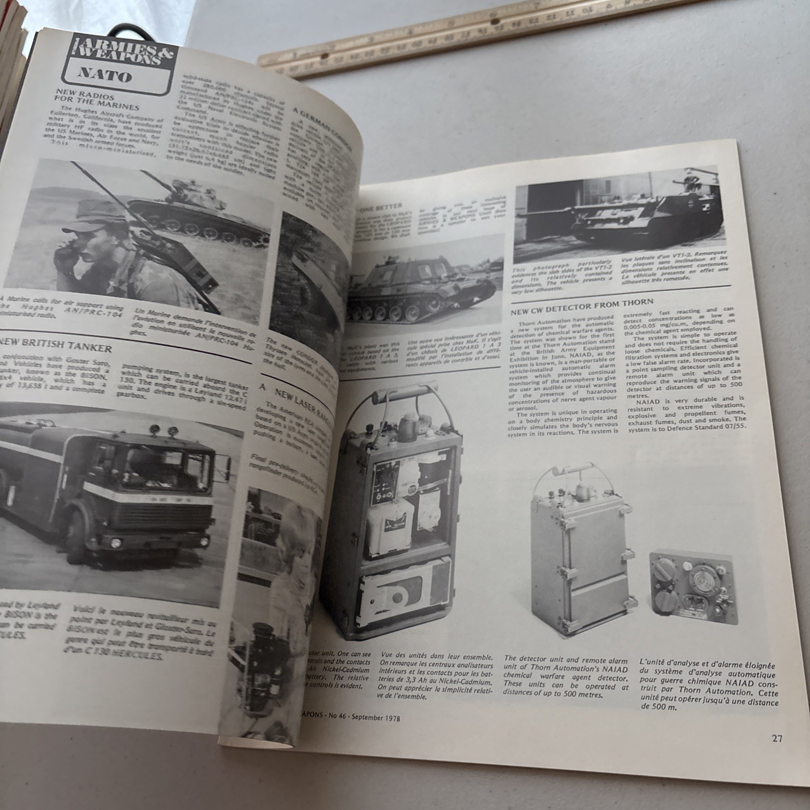 1978 Armies & Weapons 46: 84 mm RCL Carl Gustav M 60 A2 ITV TOW Missiles Missile