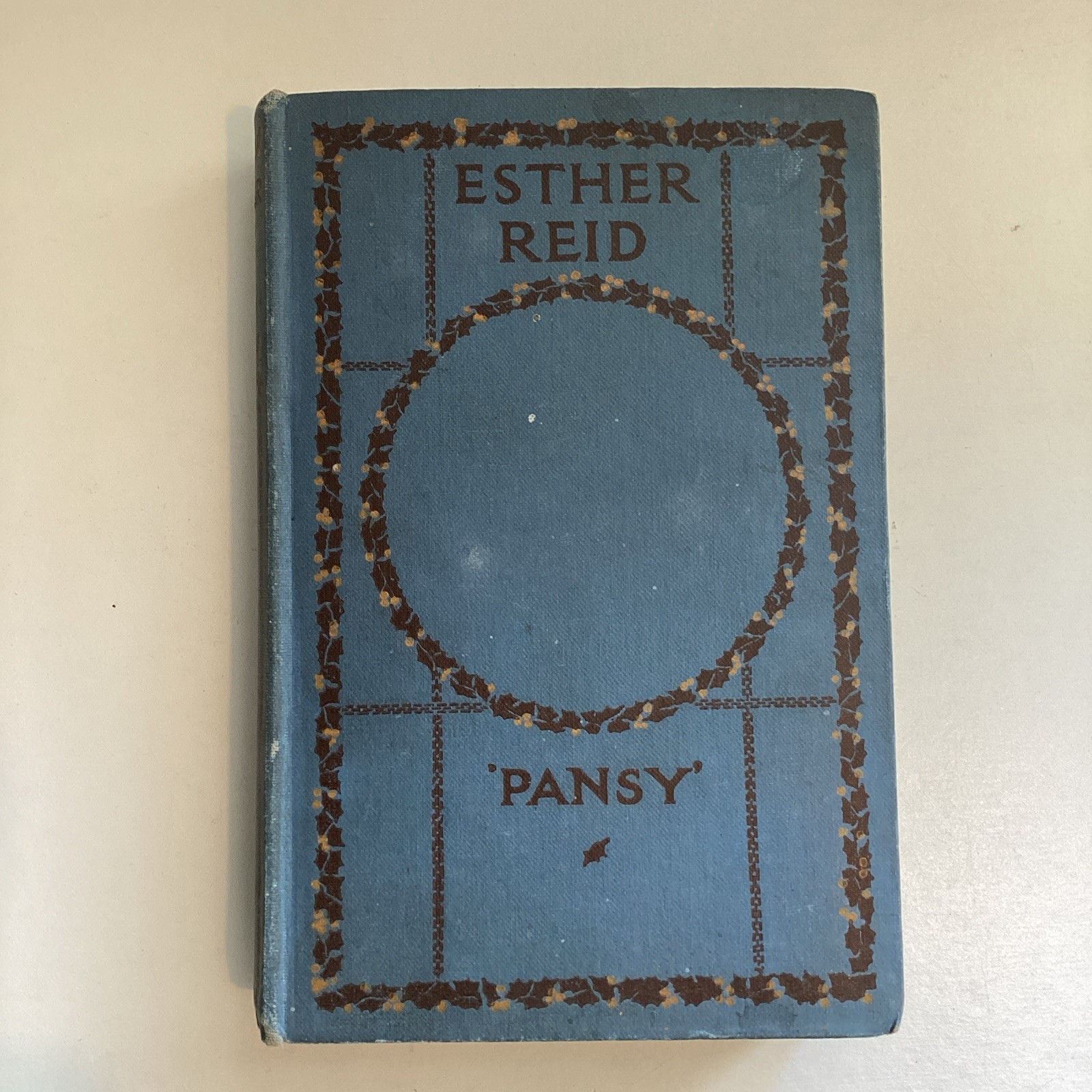 Esther Reid Pansy Vintage Book hardcover