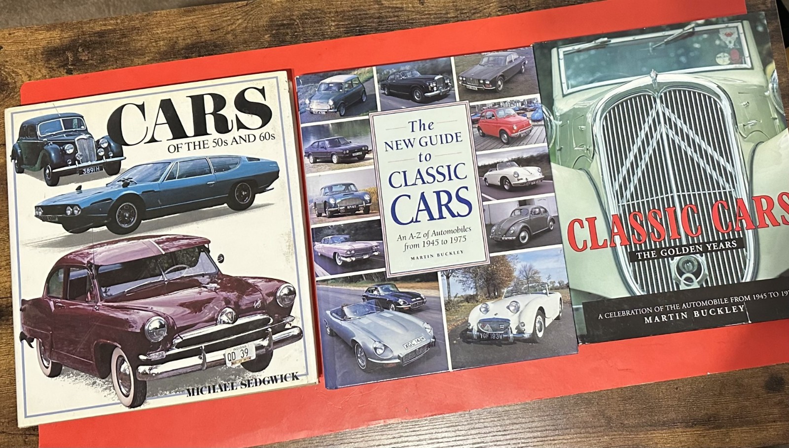 3 Classic Car books – Large Folio