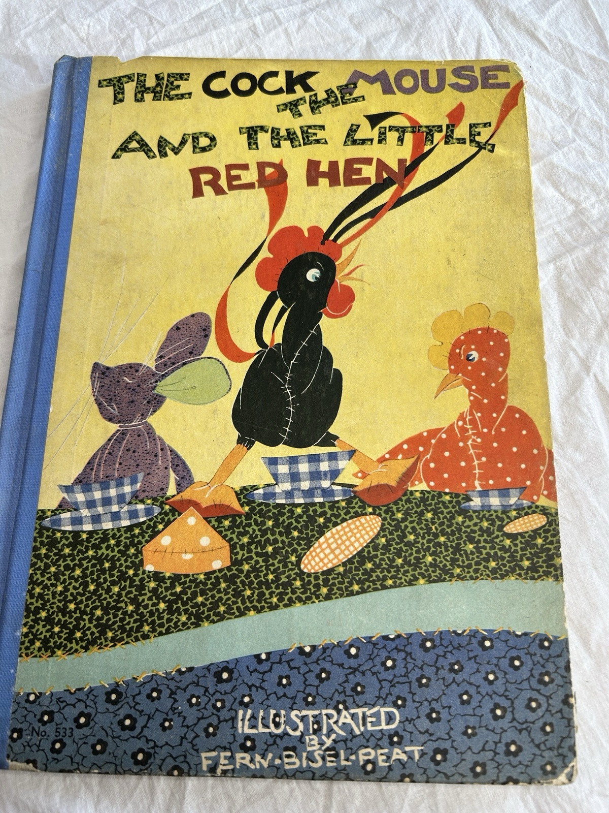 The Cock The Mouse And The Little Red Hen Saalfield 11 X 8 Fern Bisel Peat