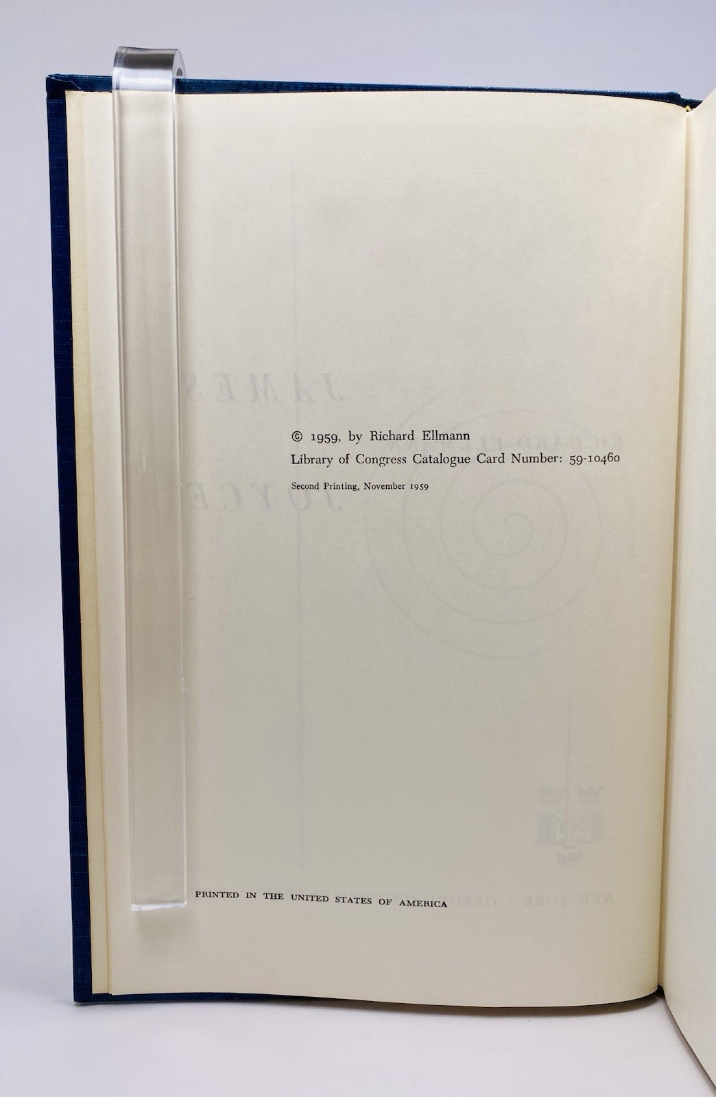 Richard ELLMANN, JAMES JOYCE, 1ST EDITION, 1959, Hardcover, CLOTH