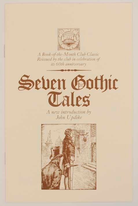 John Updike Seven Gothic Tales Pamphlet Intro to Isak Dinesen Novel #172706