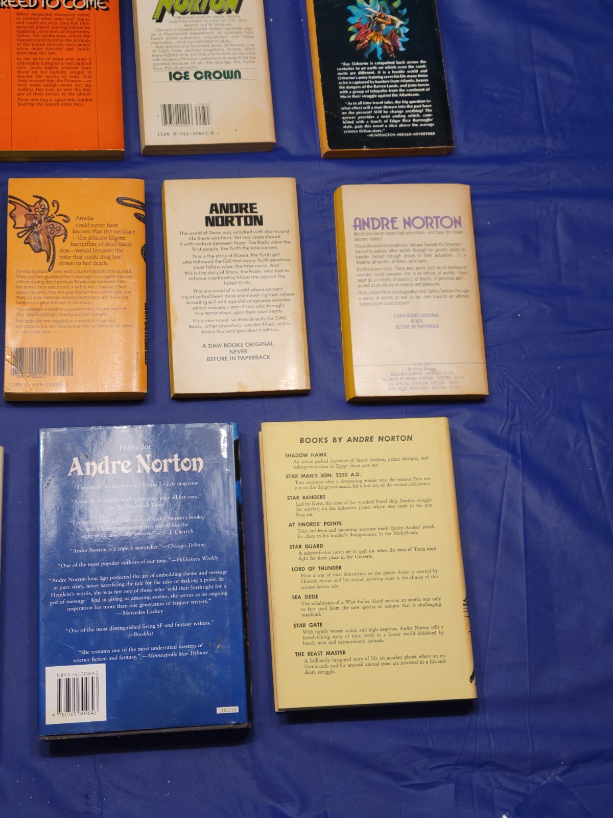 26 ANDRE NORTON Science Fiction SYFY Books Stand Alone Novel Book LOT PB & HB