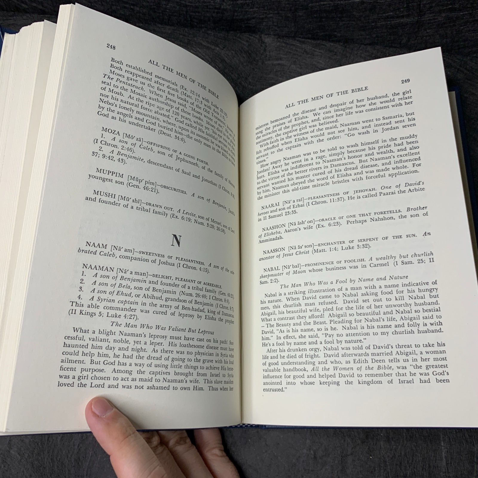 All the Men of the Bible by Herbert Lockyer Zondervan Hardcover Bible Study Ref