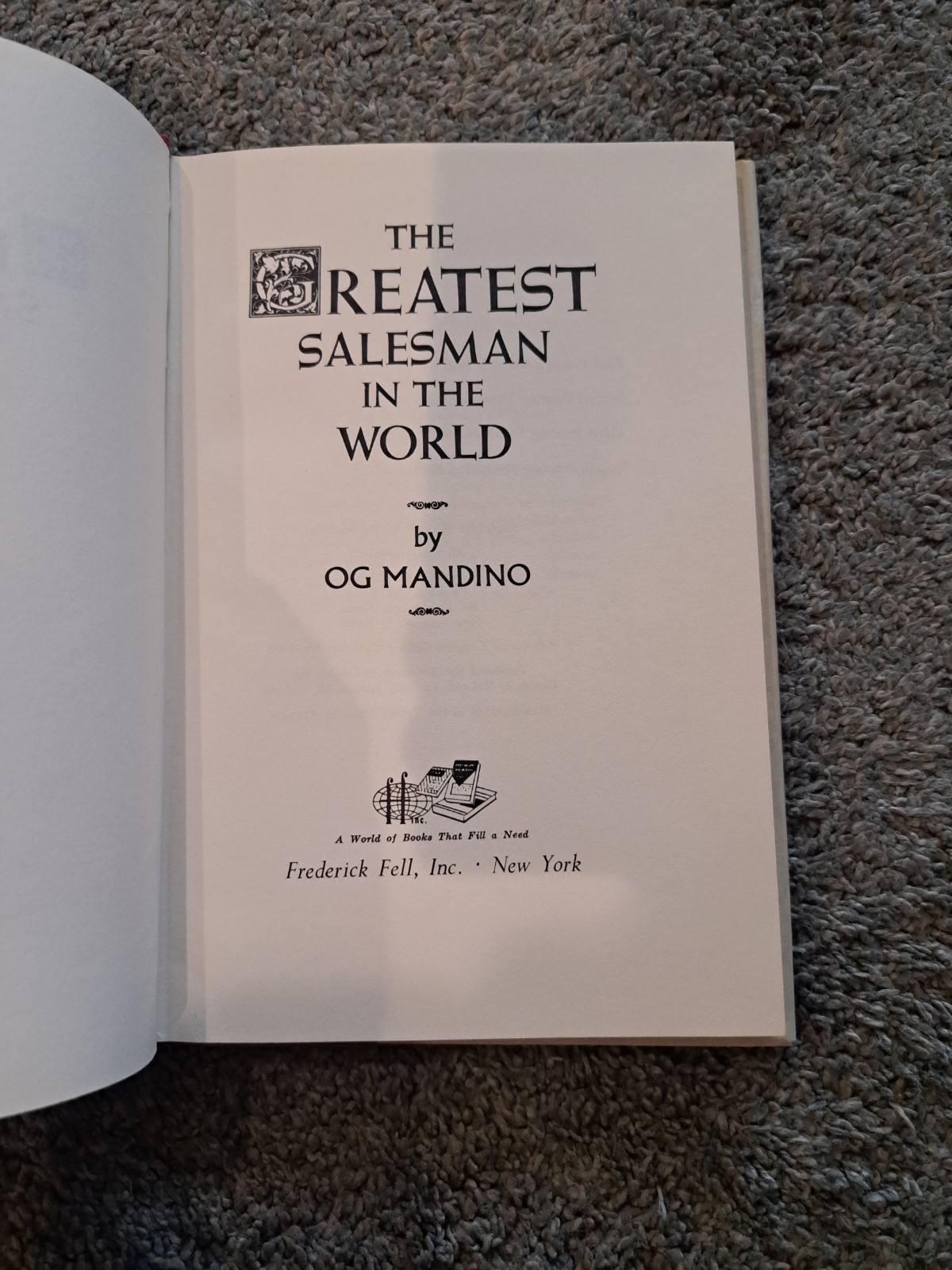 The Greatest Salesman in the World Og Mandino 1968