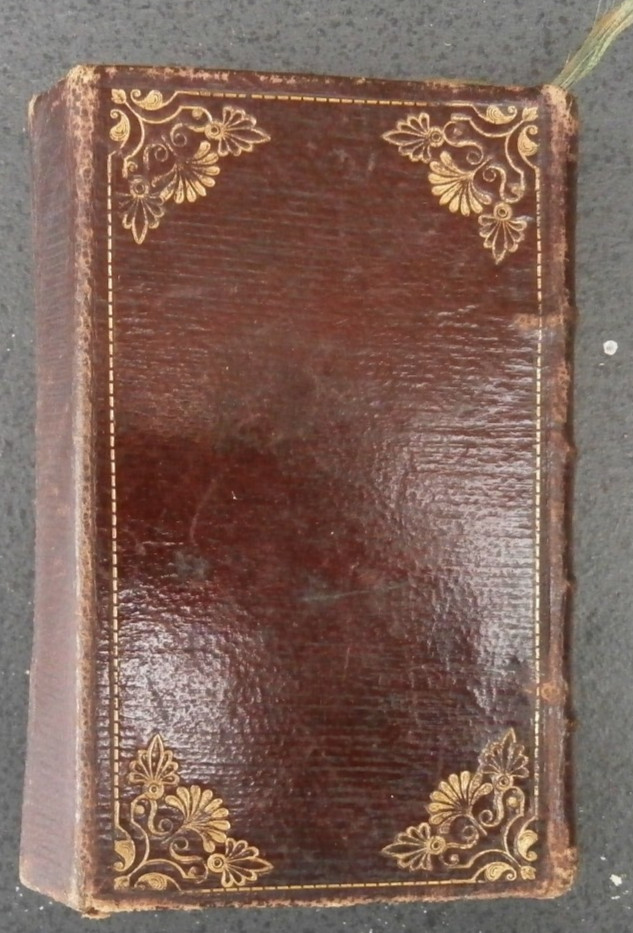 1831 Miniature decorated Leather Binding A COLLECTION OF HYMNS FOR METHODISTs