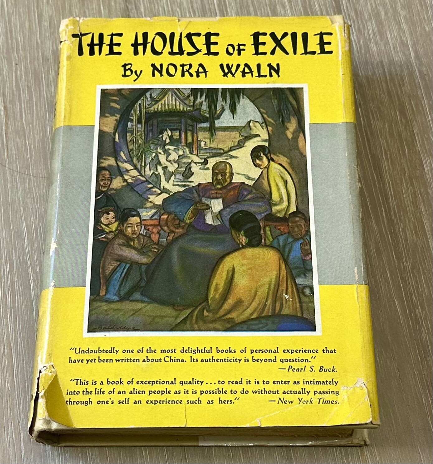 THE HOUSE OF EXILE by Nora Waln 1933 HC/1st Ed./DJ