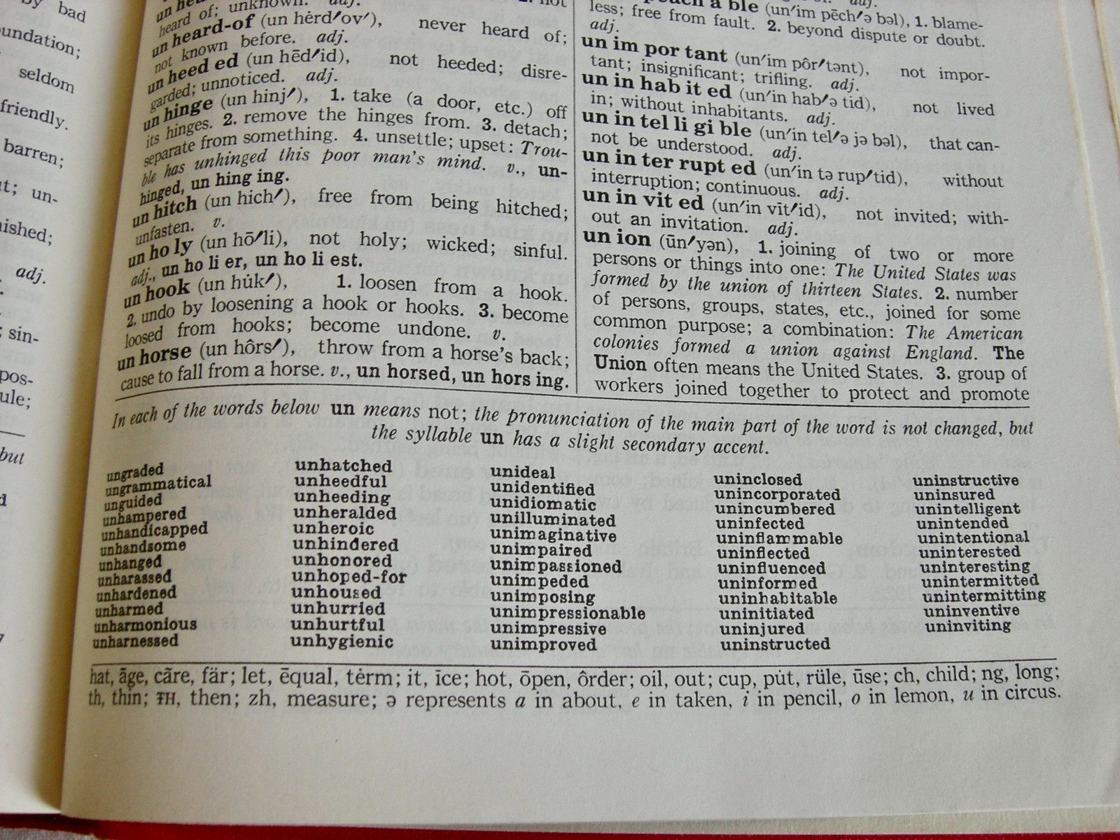 Thorndike Barnhart Junior Dictionary,Children’s Reference Book-1952-HC-EXC