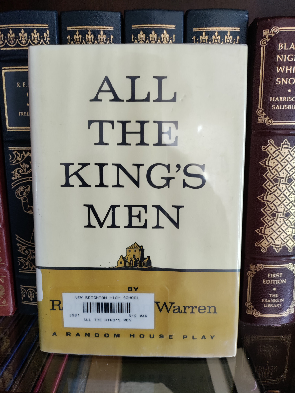 All The King’s Men – A Play_Robert Penn Warren_HCDJ_1st Edn_1960_Ex-lib_VeryGood
