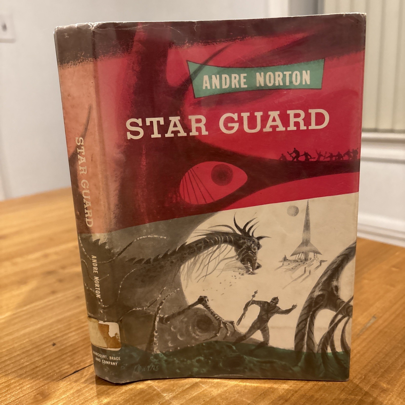 Andre Norton 1st Ed 1955 Star Guard Hardcover w Richard Powers Dustjacket b21