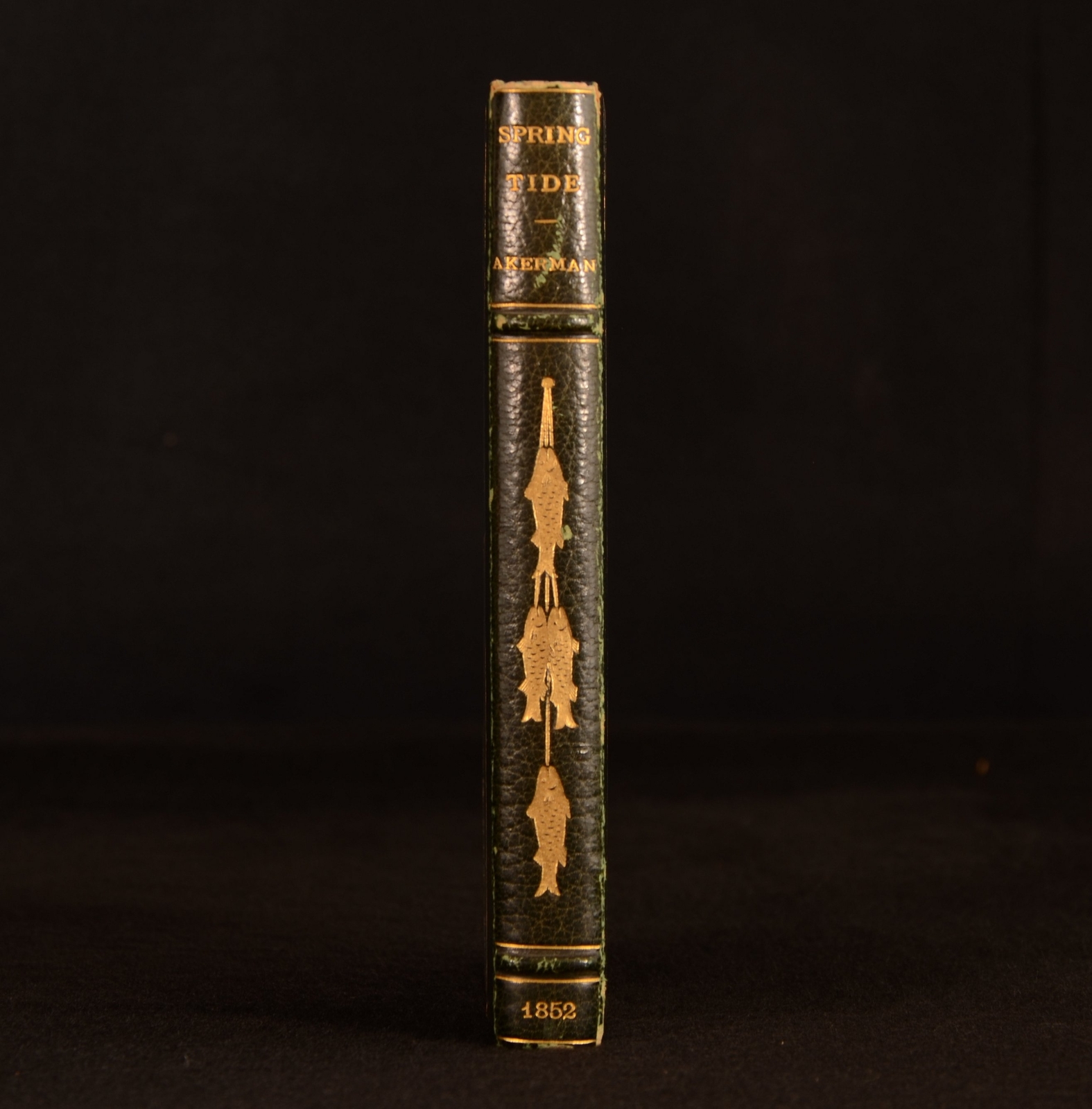 1852 Spring-Tide or the Angler and His Friends John Yonge Akerman 2nd Ed