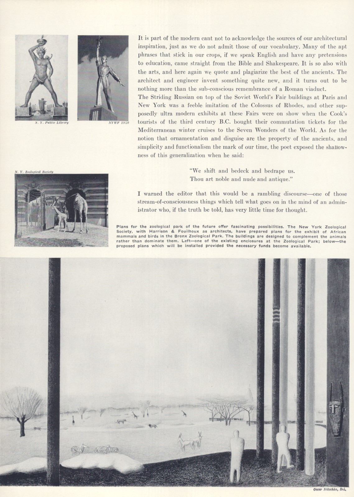 1940 Article * The Changing City by Robert Moses New York’s „Master Builder“