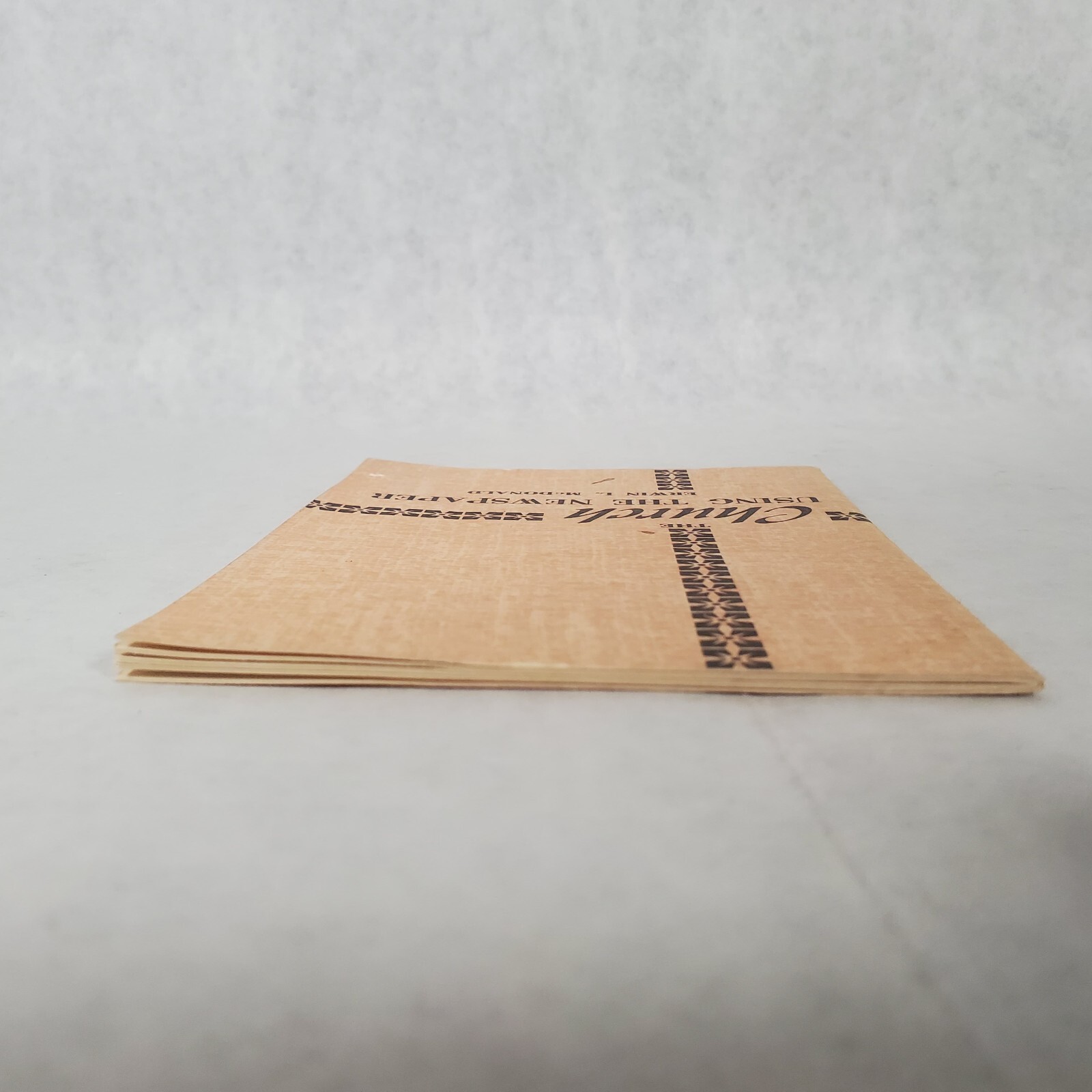 The Church Using the Newspaper – Stapled Booklet by Erwin L. McDonald