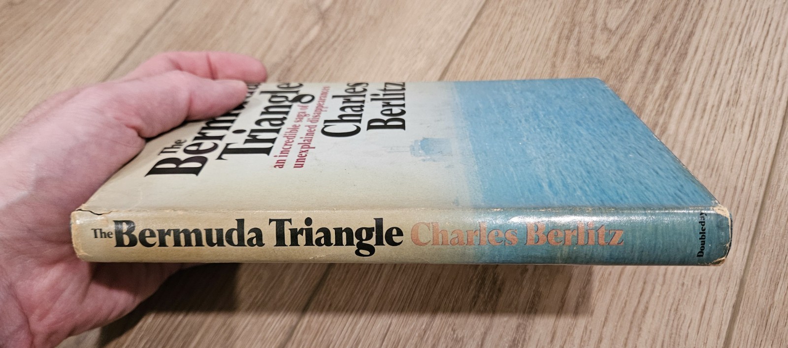 The Bermuda Triangle Charles Berlitz HCDJ 1974 Doubleday First Edition