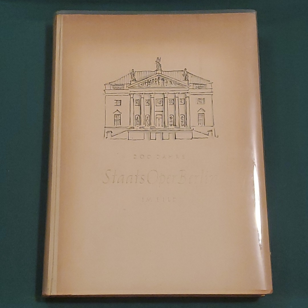 200 JAHRE STAATSOPER IM BILD – 1942 Berlin Opera House History Book – RARE